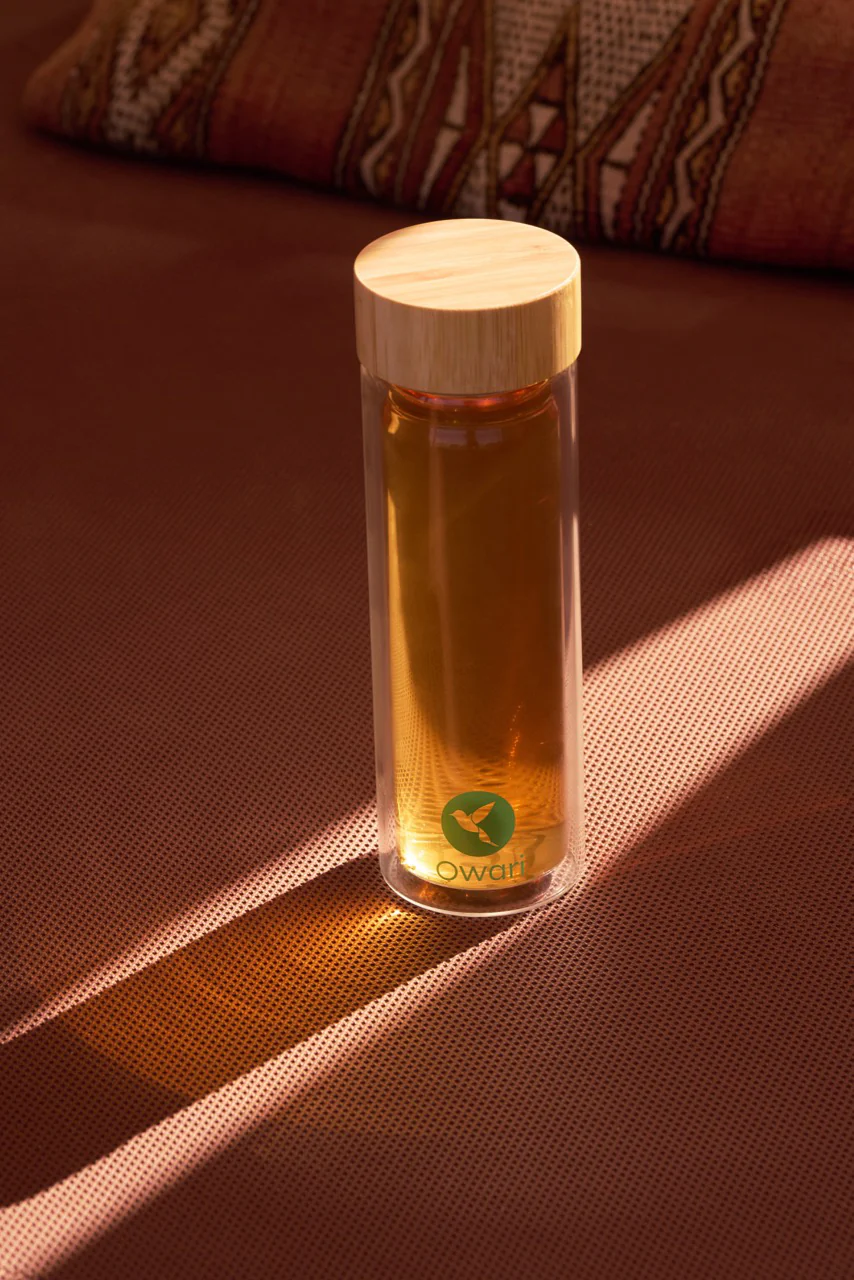 Bouteille infuseur double paroi en verre - Image 3